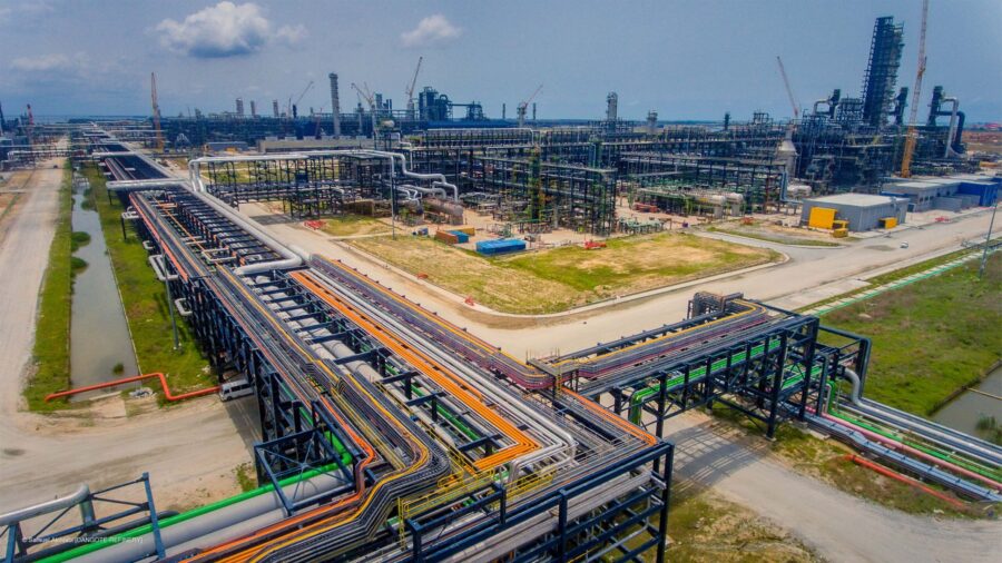 The Wealthy Place and Dangote Refinery, Ibeju Lekki, Lagos, Nigeria